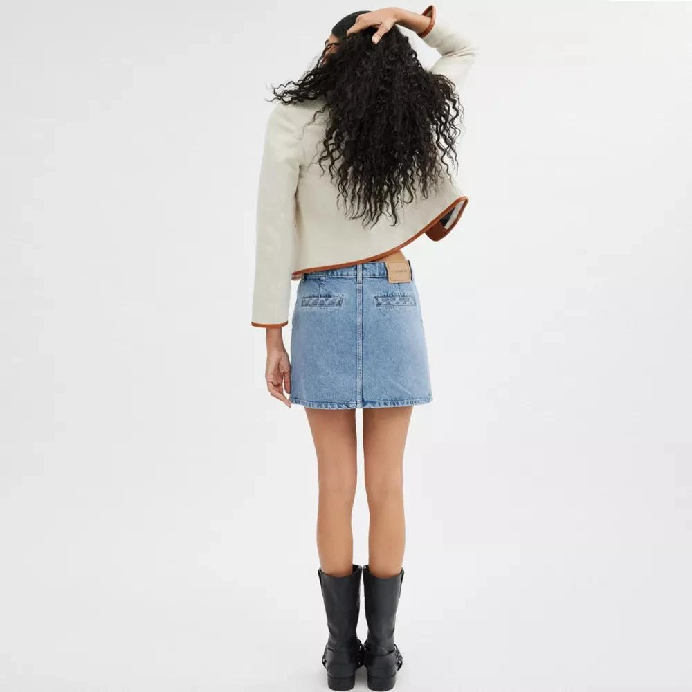 Coach Denim Skirt 3