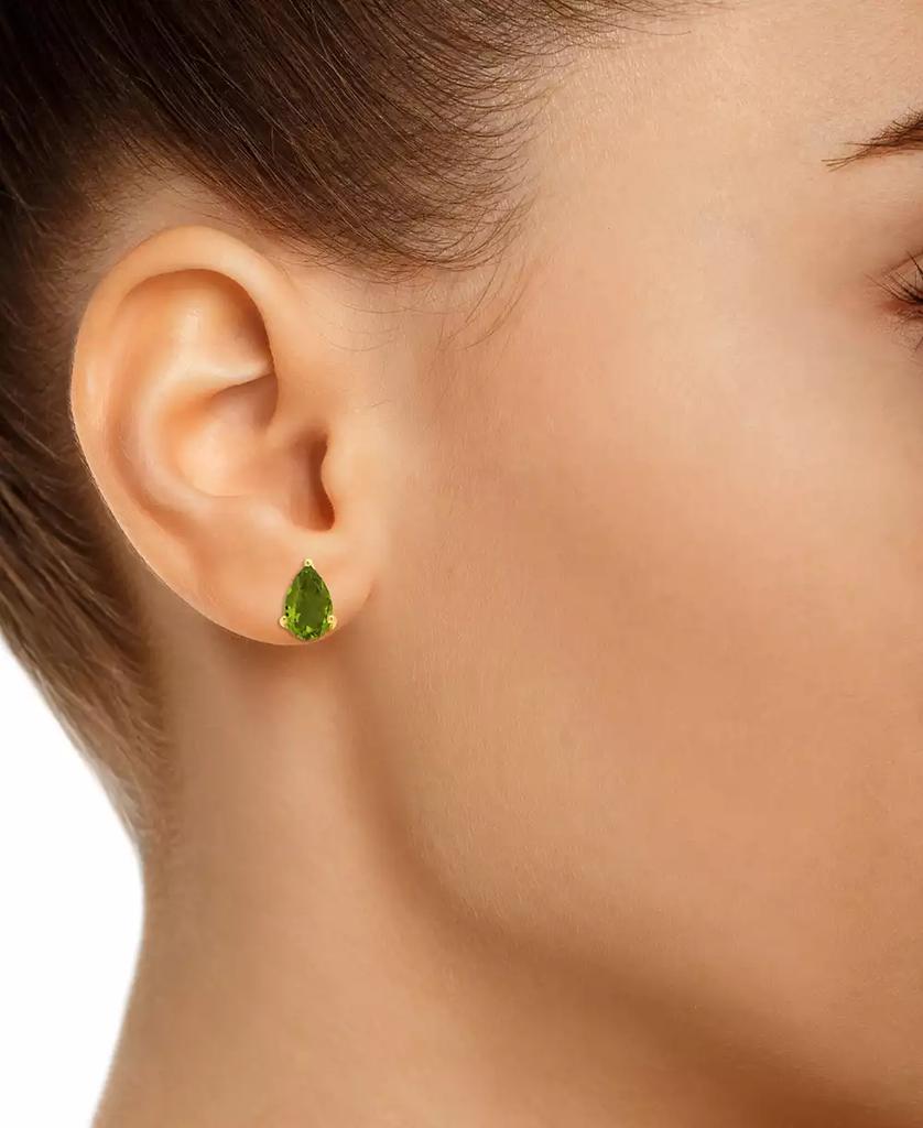 Macy's Peridot (1-7/8 ct. t.w.) Stud Earrings in 14K Yellow Gold