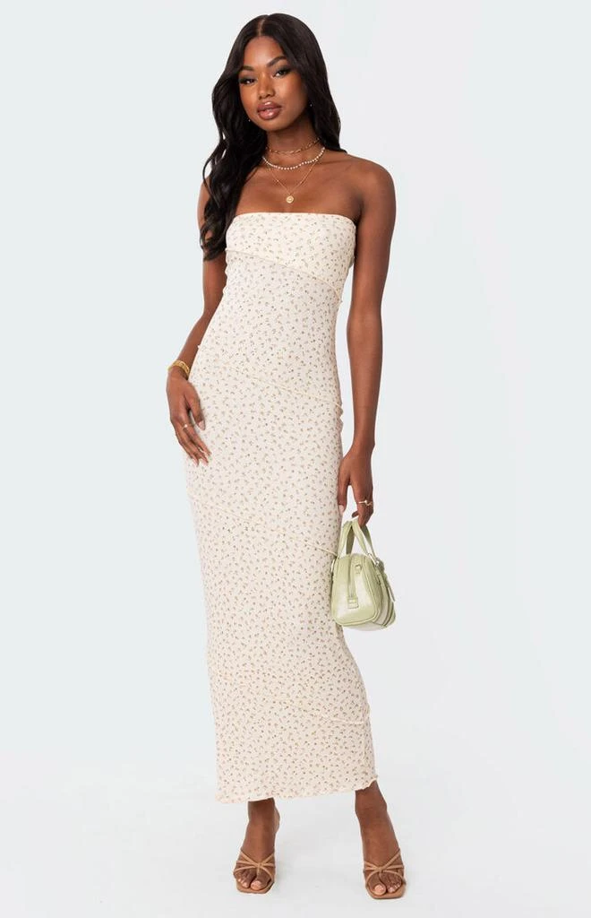 Edikted Lynn Ribbed Maxi Dress 2
