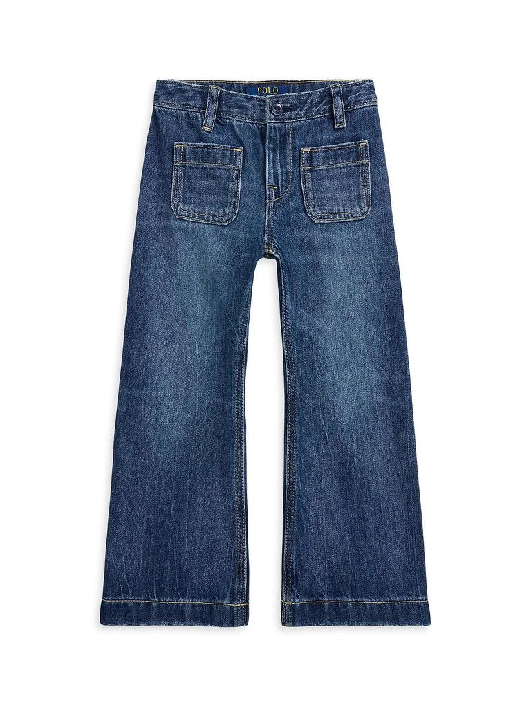 Ralph Lauren Little Girl
s
Girl
s Wide-Leg Jeans