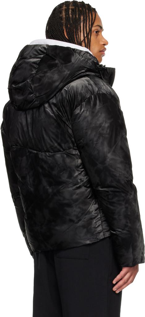 Dime Black Wavy Puffer Jacket - Coats - BeyondStyle