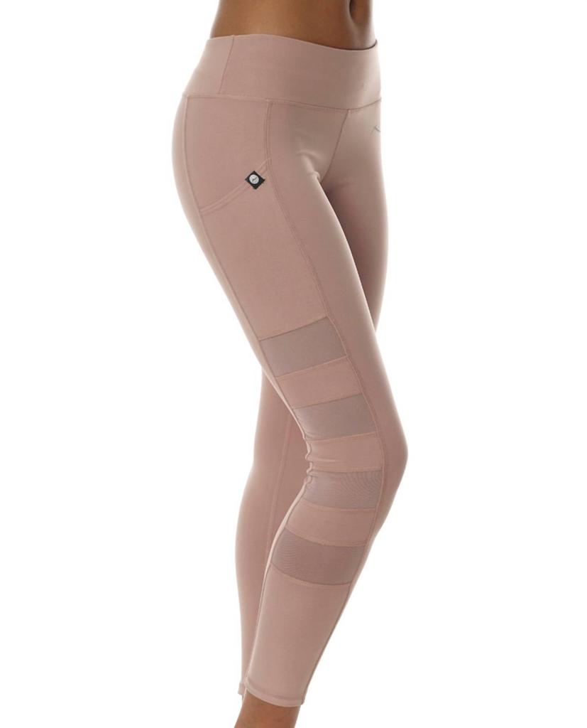 X by Gottex X By Gottex - High Waisted Mesh Sides Legging with Pocket