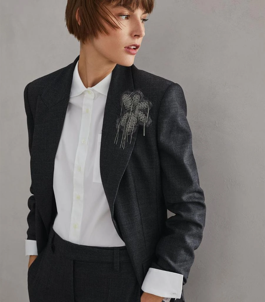 Brunello Cucinelli Wool-Blend Blazer 5