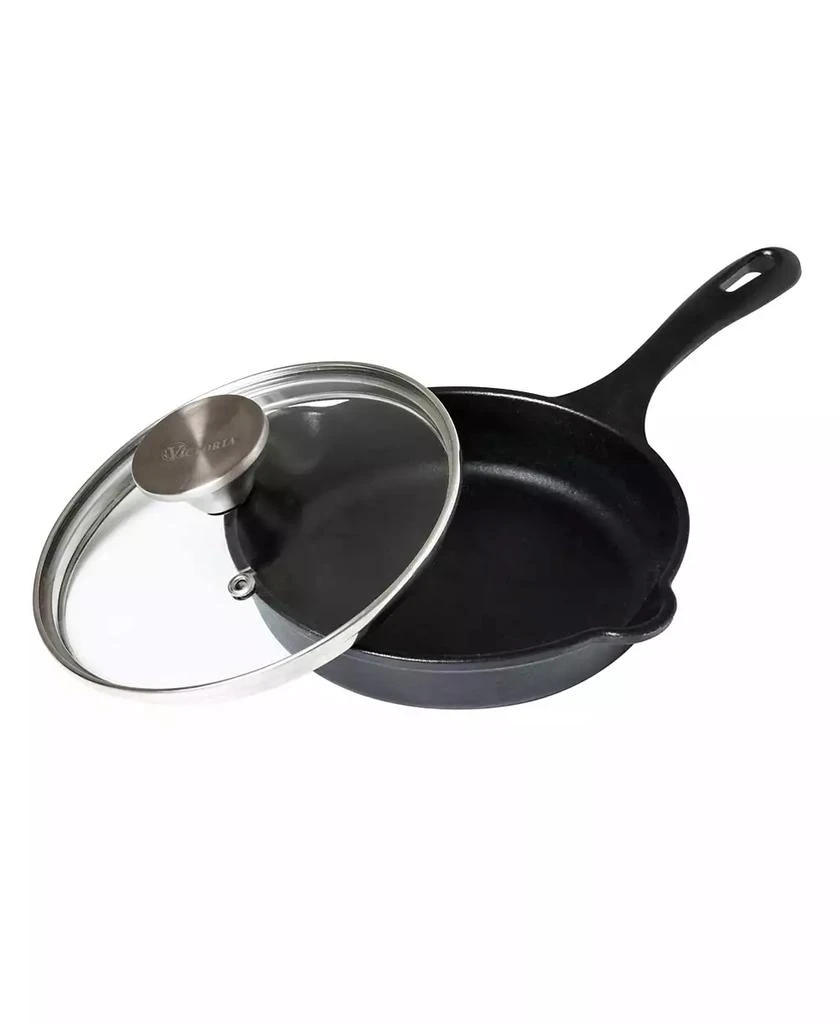 Victoria Glass Lid with Stainless Steel Knob for 6.5" Skillet 3
