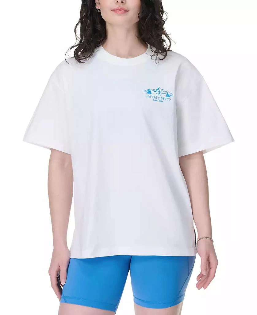 SWEATY BETTY Women's Cotton Explore More Logo T-Shirt 1