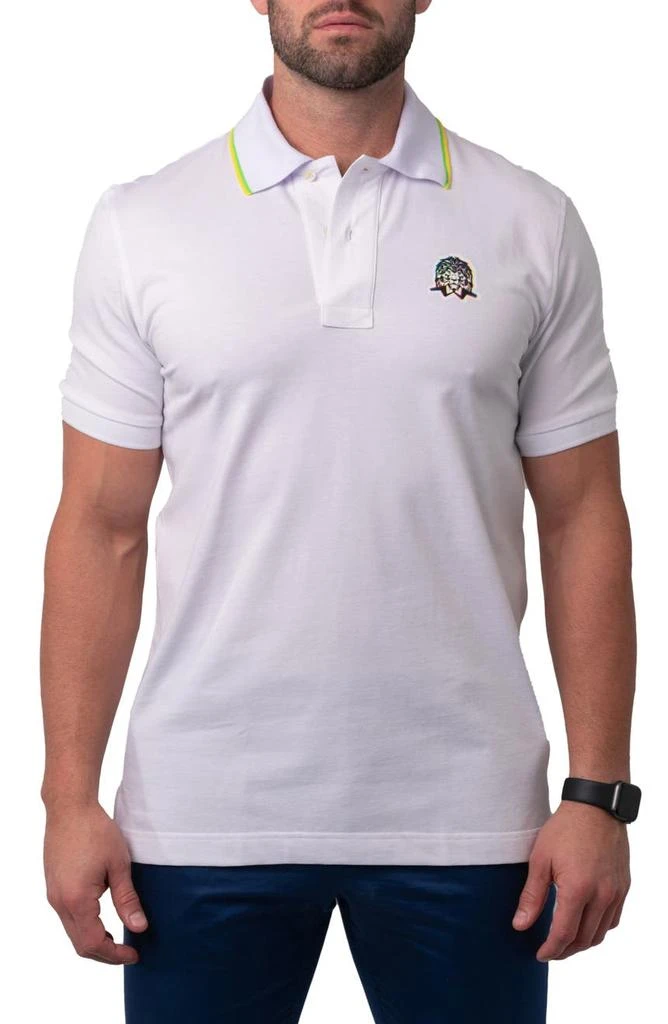 Maceoo Mozart Solid Cotton Polo 1