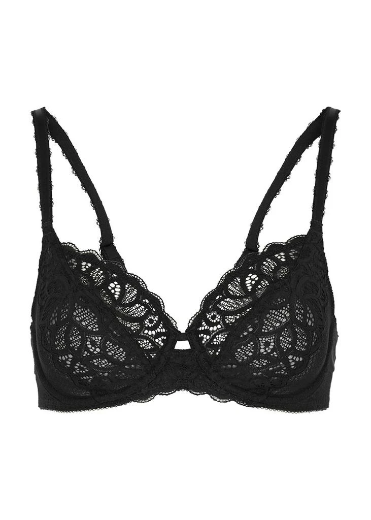 Wacoal Raffine black lace underwired bra 1