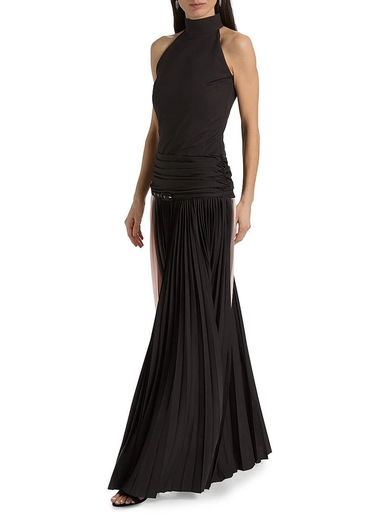 Chiara Boni Etani Plisse Drop-Waist Halter Gown - Dresses & Skirts -  Compare Prices from 5+ Stores - Free Shipping - BeyondStyle