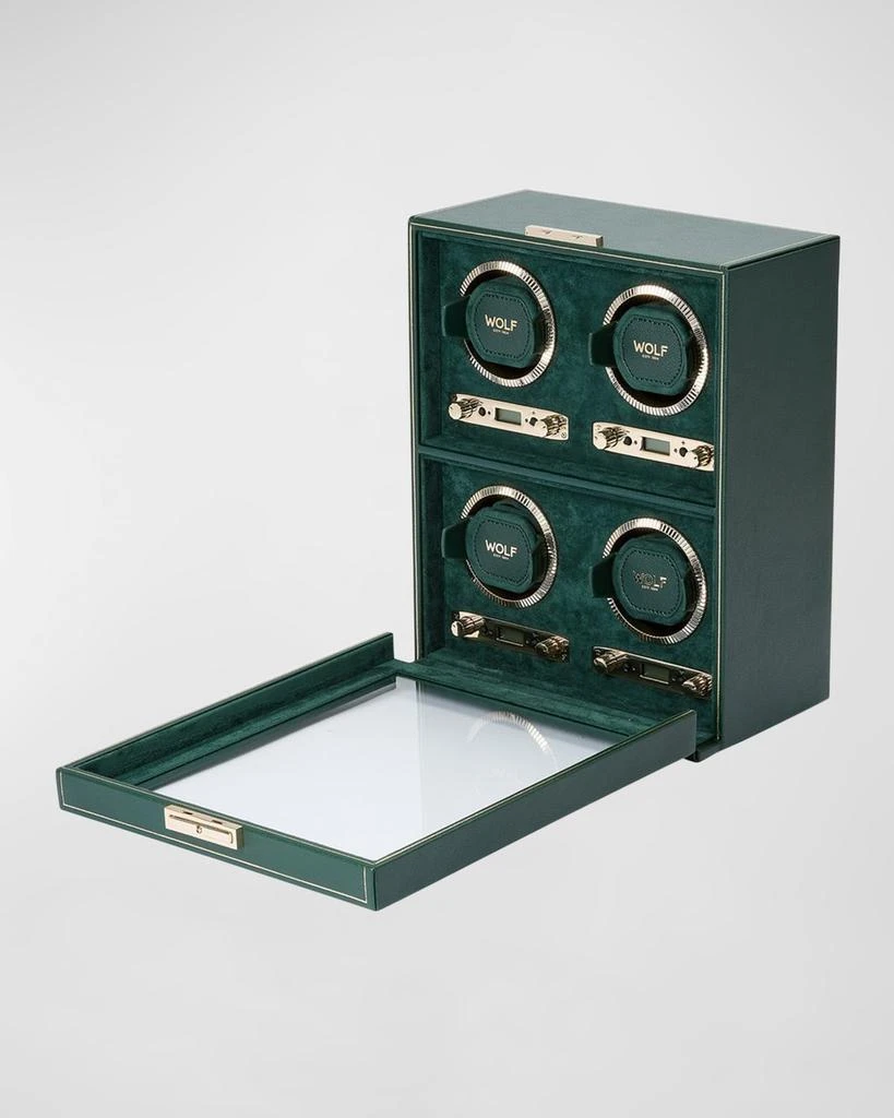Wolf British Racing 4-Piece Watch Winder 6