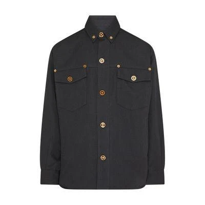 Versace Wool gabardine blouson 1