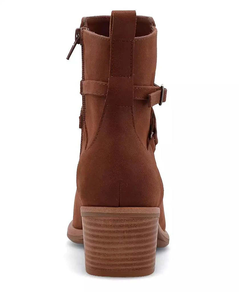 MIA Women's Santina Block-Heel Western Prairie Booties 3
