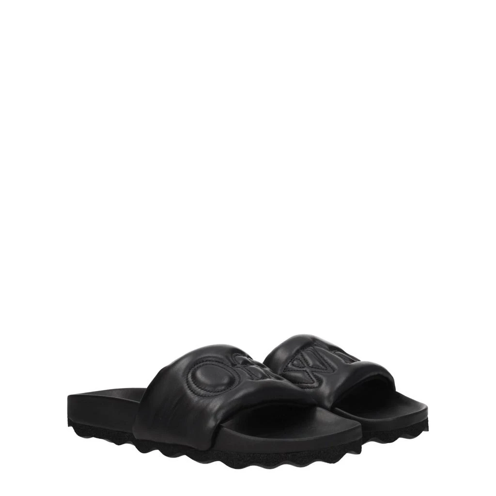 Off-White Off-White Black Leather Slipper 2