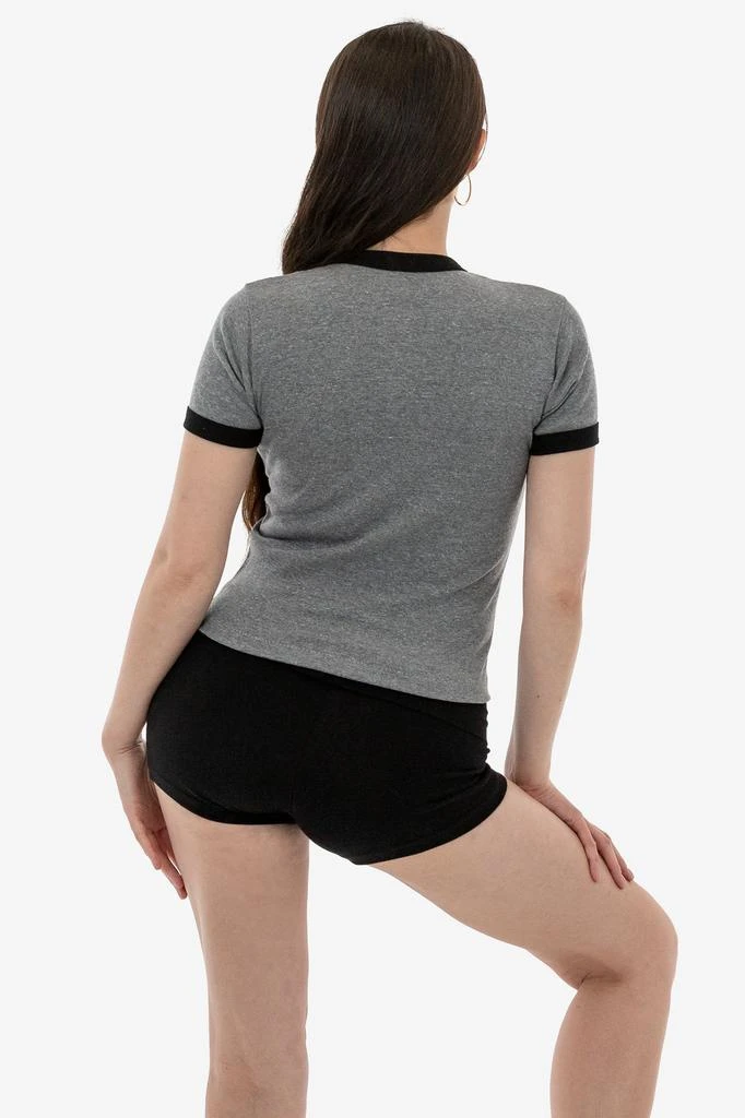 Los Angeles Apparel BR310 - Tri-Blend Rib Women's Ringer Tee 5