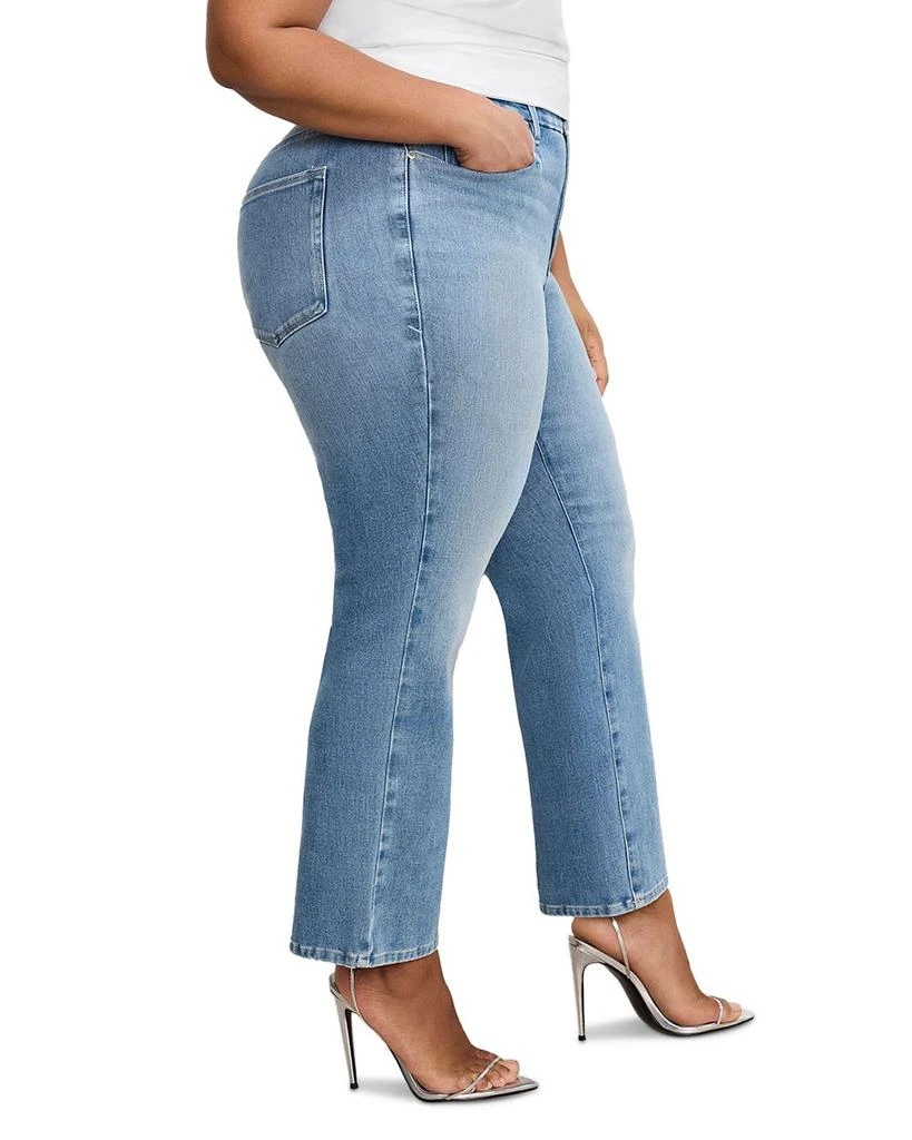 Good American Soft Tech Good Legs Straight Jeans Indigo1012 8