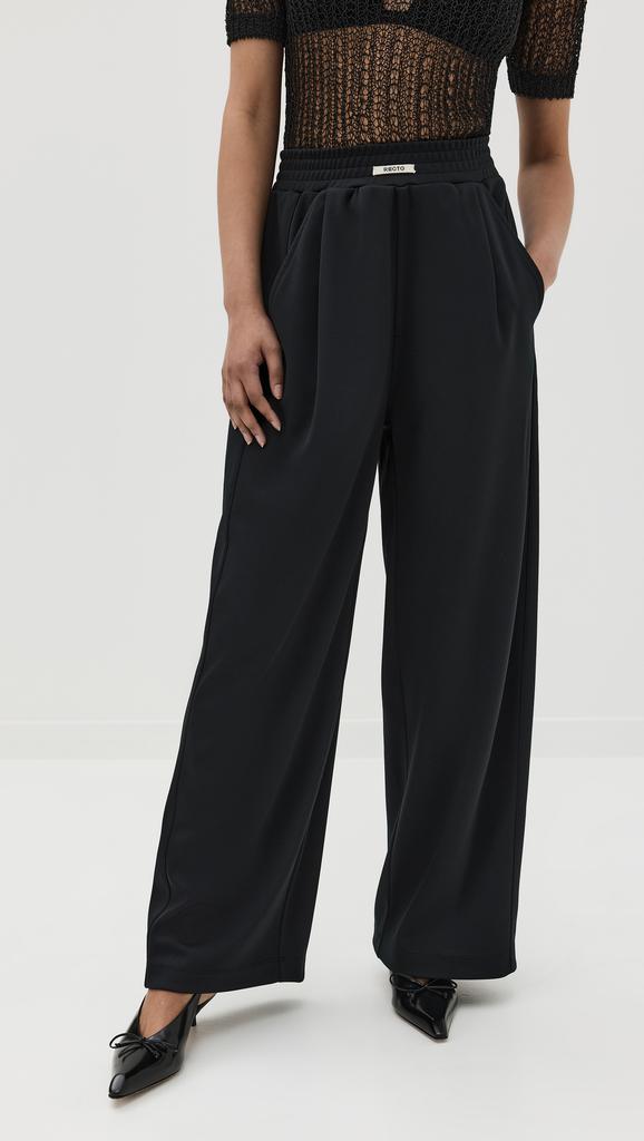 [RECTO] TRICOT DOUBLE WIDE TRAINING PANTS (BEIGE) 送料込 BIOTOP(ビオトープ) / WOMEN【RECTO】TRICOT DOUBLE WIDE
