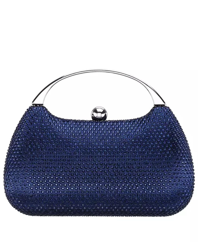 Nina Crystal Minaudiere with Metal Handle 7