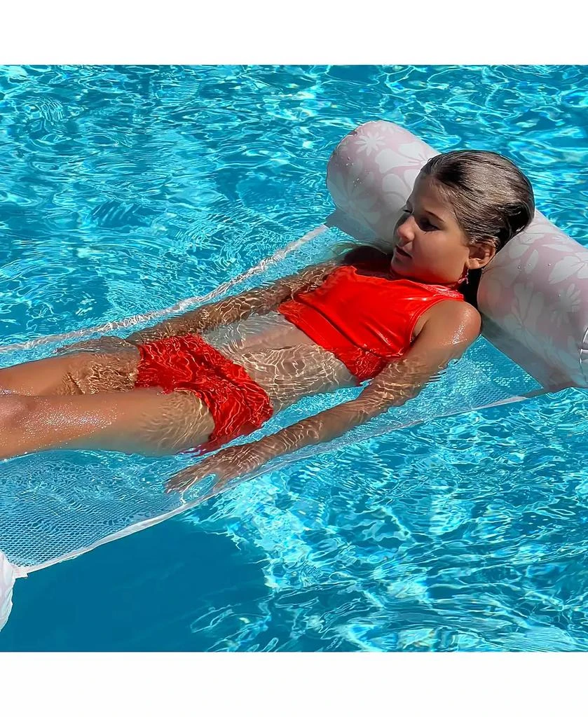 Sunnylife Hammock Float: Stole My Heart - Pink Floral 6