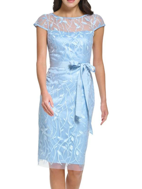 Eliza J Embroidered Sheath Dress 1