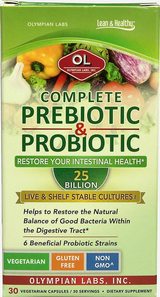 Olympian Labs Digestive Health: Complete Prebiotic 
Probiotic