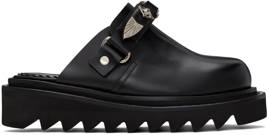 Toga Pulla Black Chunky Loafers