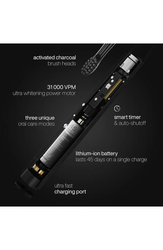AquaSonic Pulse Ultra Whitening Electric Toothbrush - Midnight Black 5