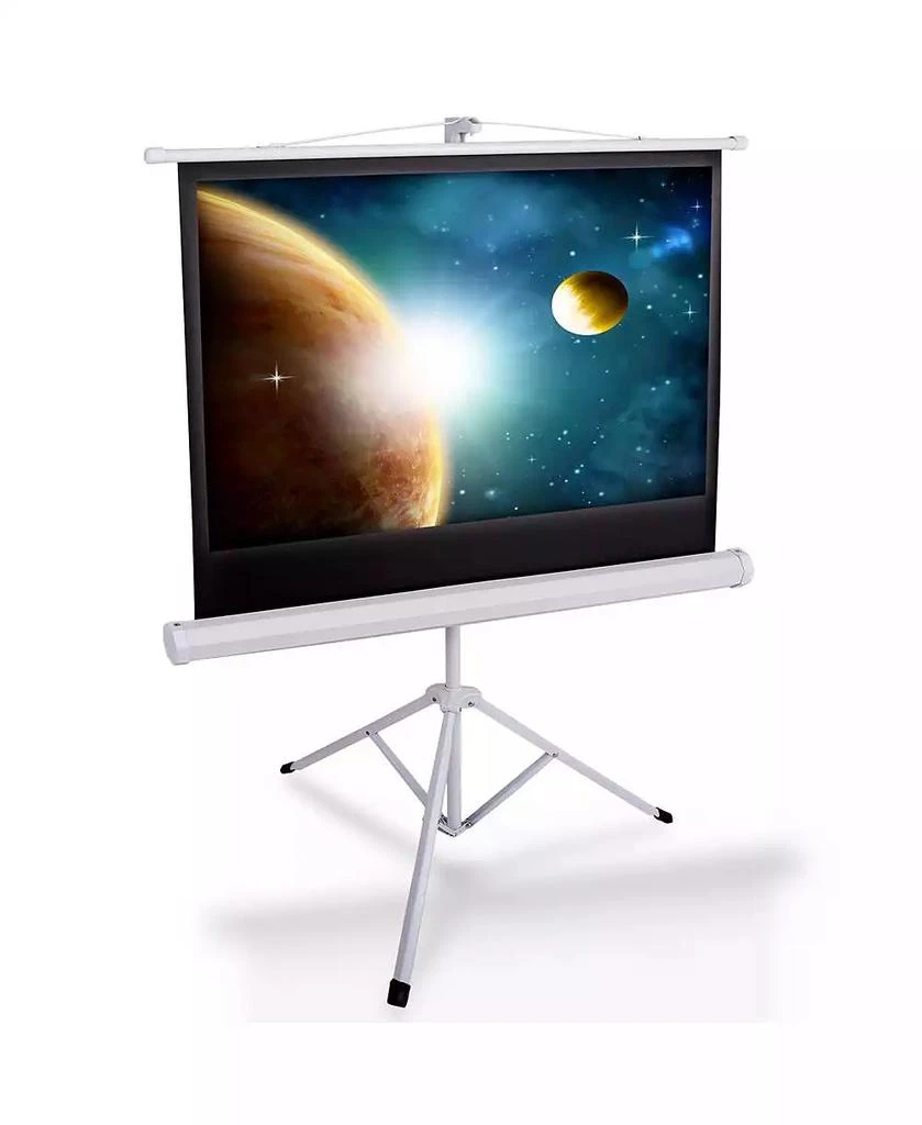 Pyle Tripod Stand Projector Screen, 40-Inch