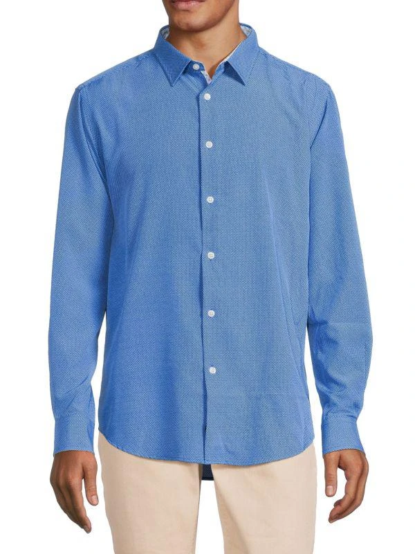 Report Solid Slim Fit Dress Shirt 1