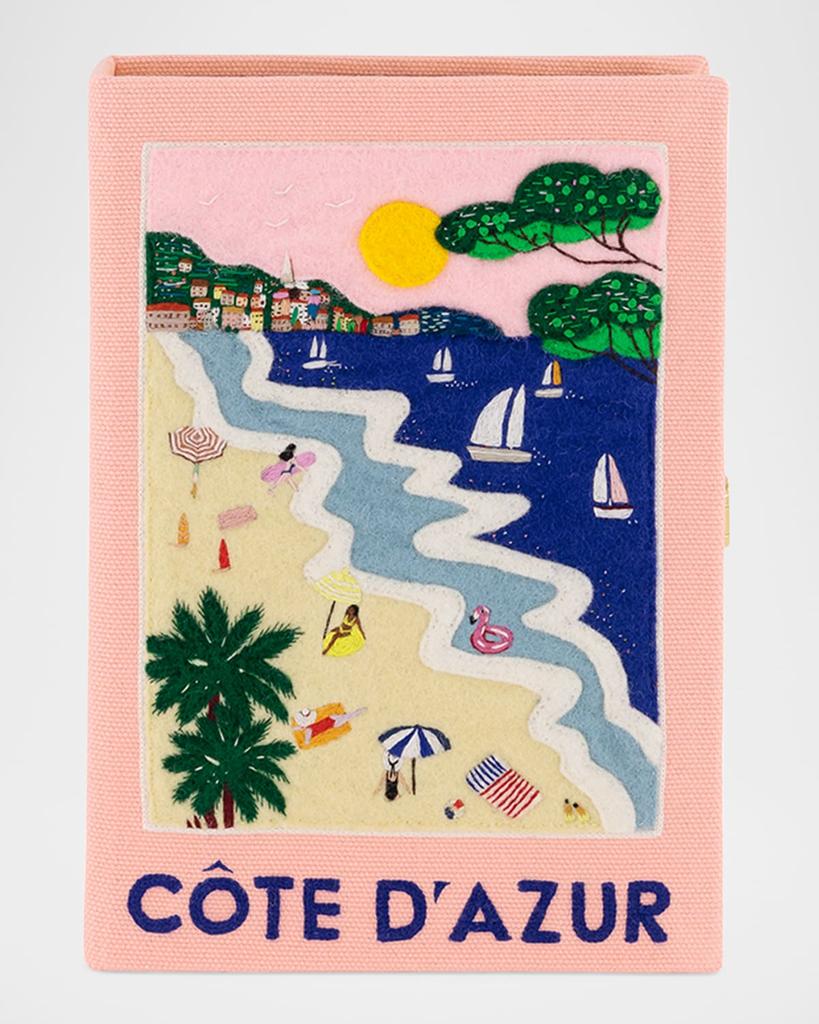 Olympia Le-Tan Cote d'Azur Book Clutch Bag