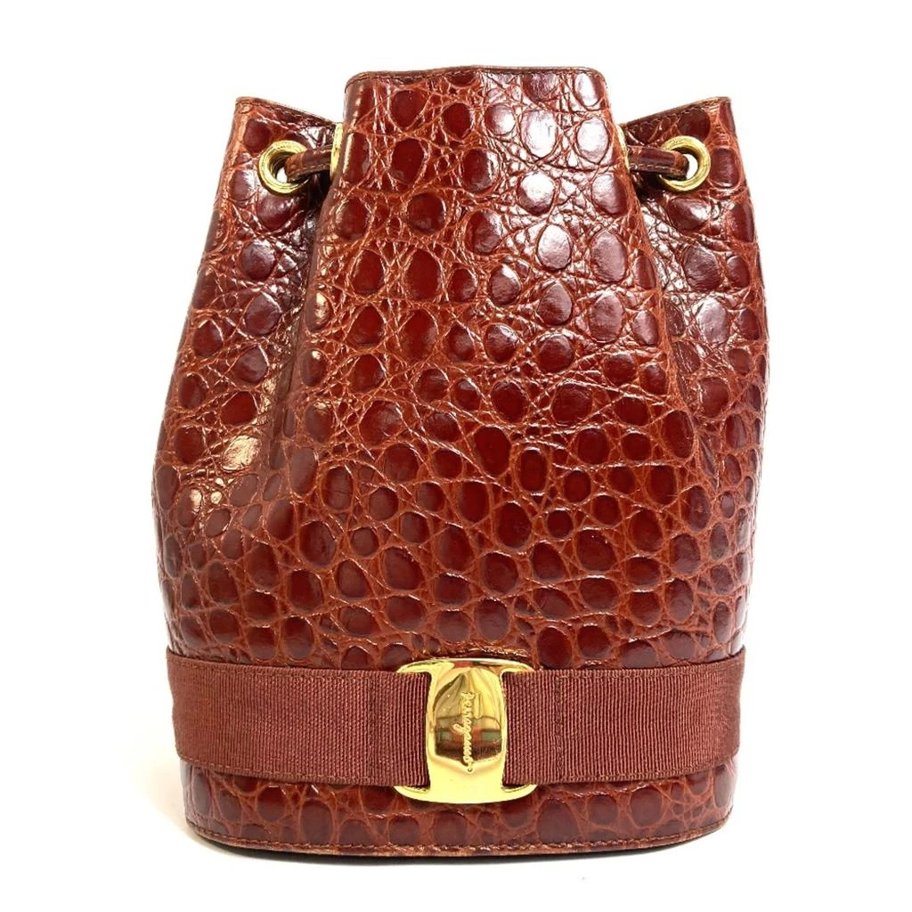 Salvatore Ferragamo Leather Backpack (Pre-Owned)