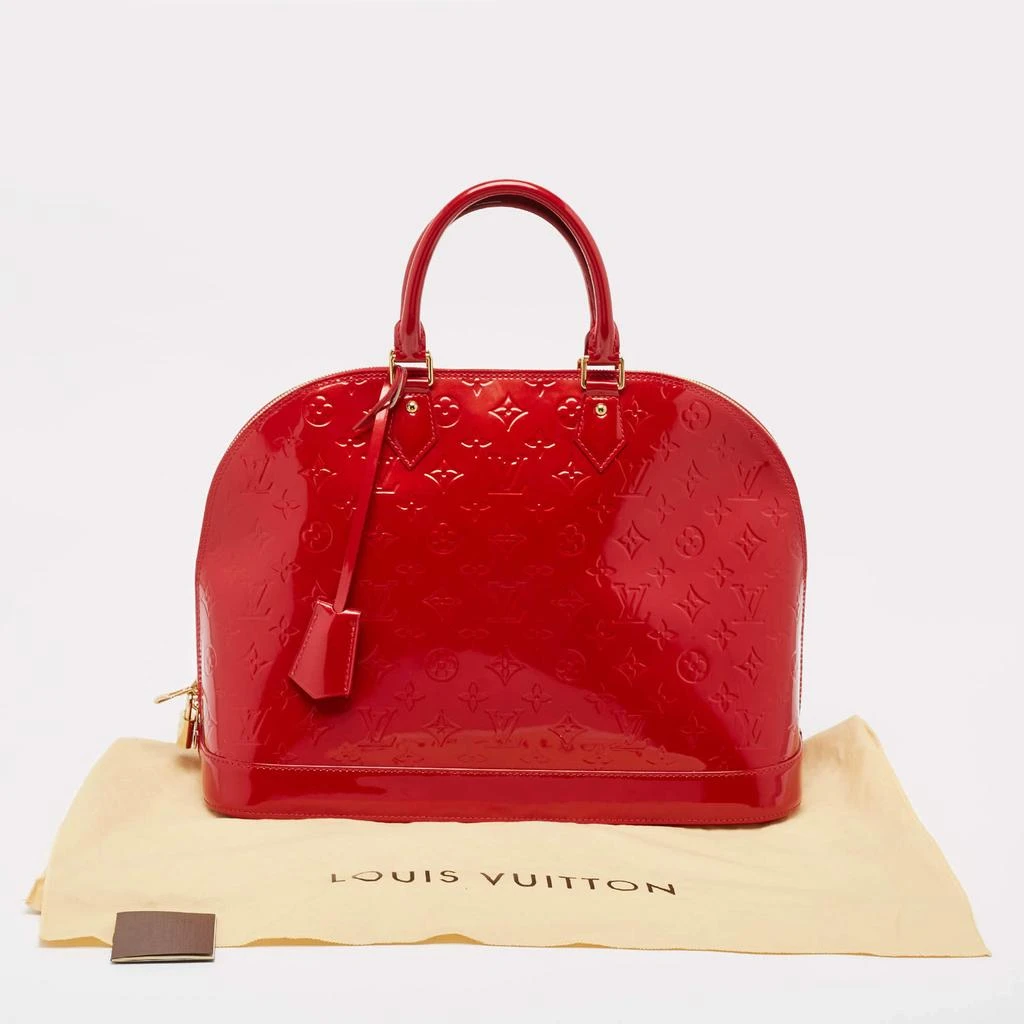 Louis Vuitton Louis Vuitton Pomme D’amour Monogram Vernis Alma GM Bag 12