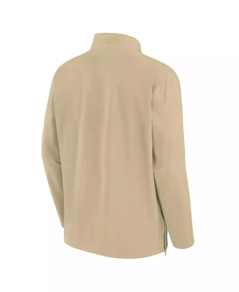 NIKE Men's Gold Florida State Seminoles Sideline Coaches Quarter-Zip Jacket 4