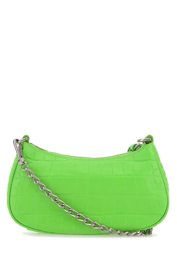 Balenciaga Fluo green leather Le Cagole mini handbag 2