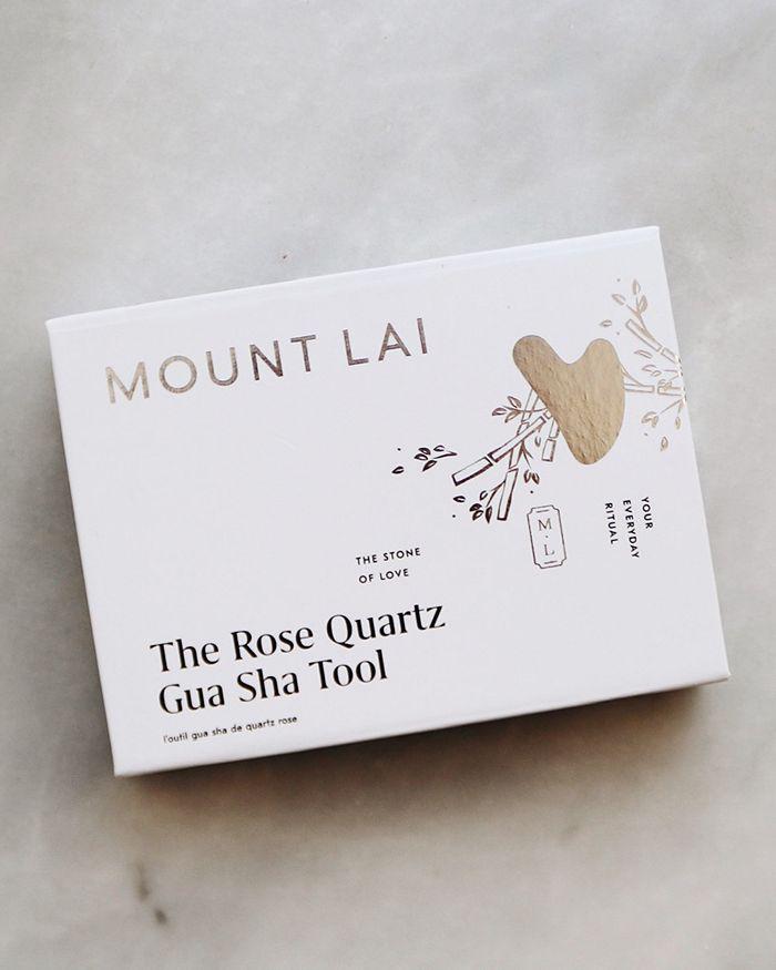 Mount Lai The Rose Quartz Gua Sha Facial Lifting Tool