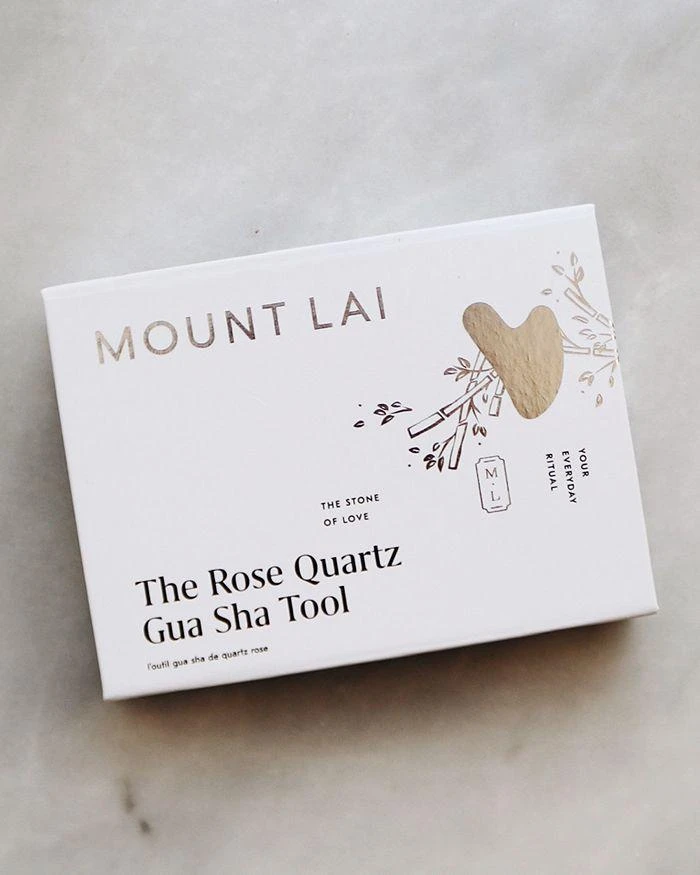 Mount Lai The Rose Quartz Gua Sha Facial Lifting Tool 2