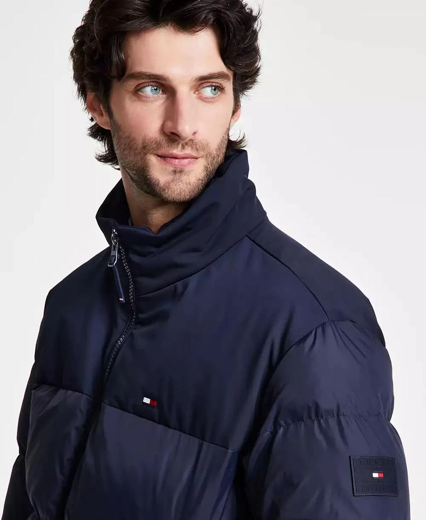 Tommy Hilfiger Men's Mixed-Media Puffer Jacket 3