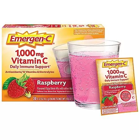 Emergen-C Emergen-C Vitamin C 1000mg Powder with Antioxidants Fizzy Drink Mix, 90 ct. 8