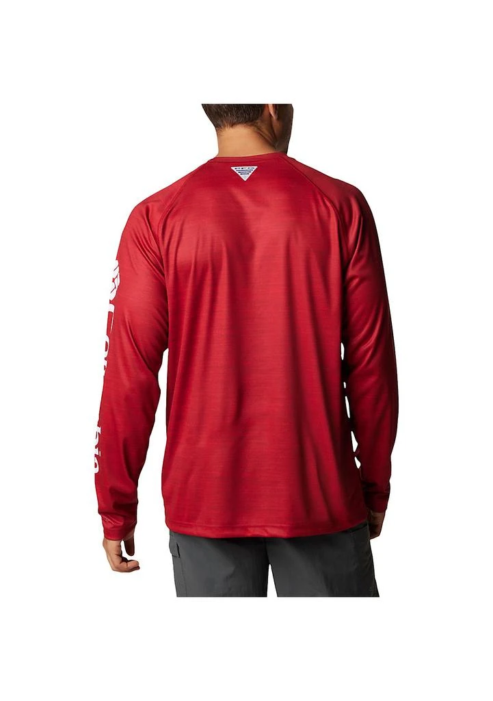 Columbia NCAA Oklahoma Sooners PFG Terminal Tackle Omni-Shade Raglan Long Sleeve T-Shirt 2