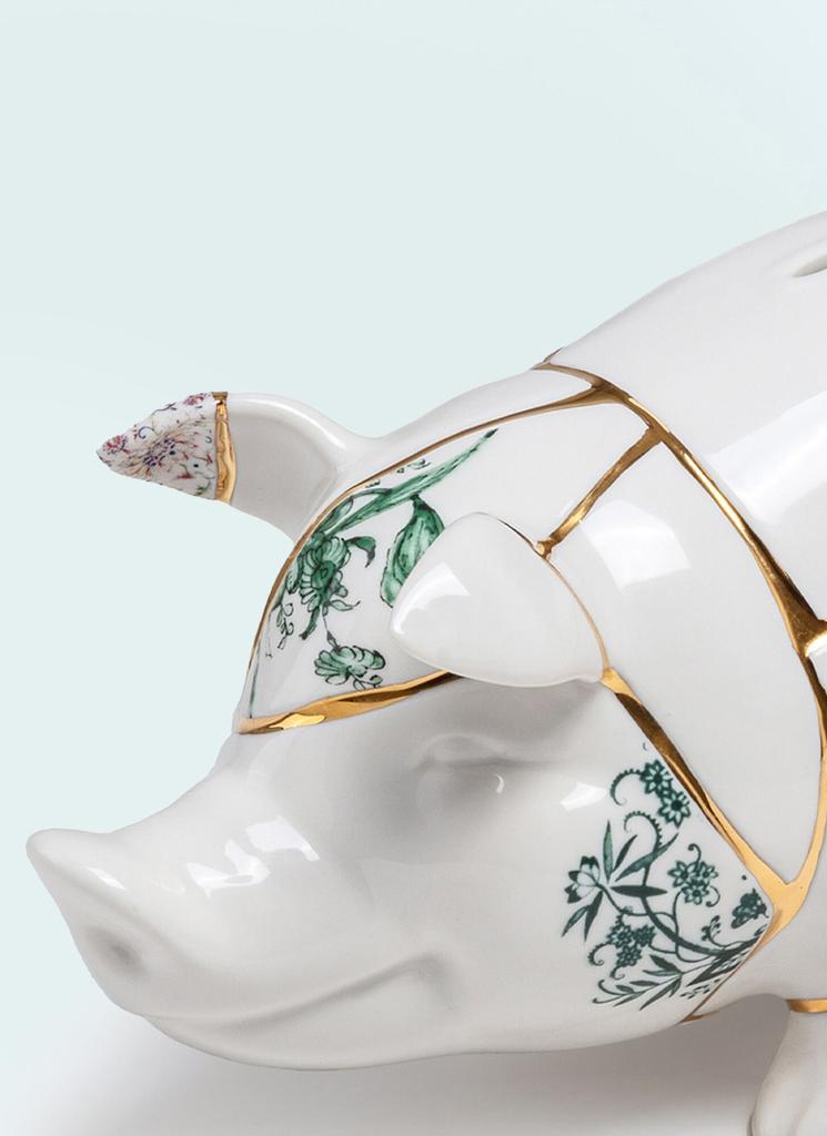 SELETTI Kintsugi Piggy Bank