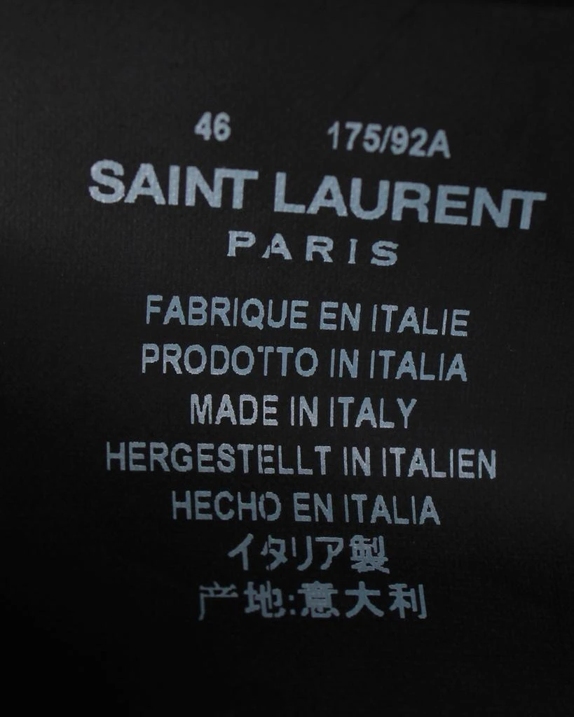Yves Saint Laurent Moto Jacket in Black Leather 4