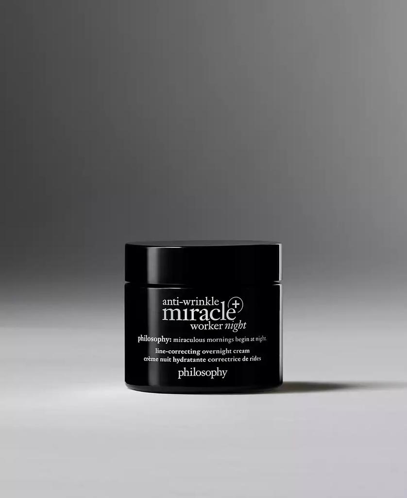 philosophy Anti-Wrinkle Miracle Worker+ Line-Correcting Overnight Cream, 2-oz.
