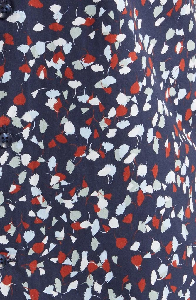 Nordstrom Trim Fit Floral Short Sleeve Stretch Button-Down Shirt 5