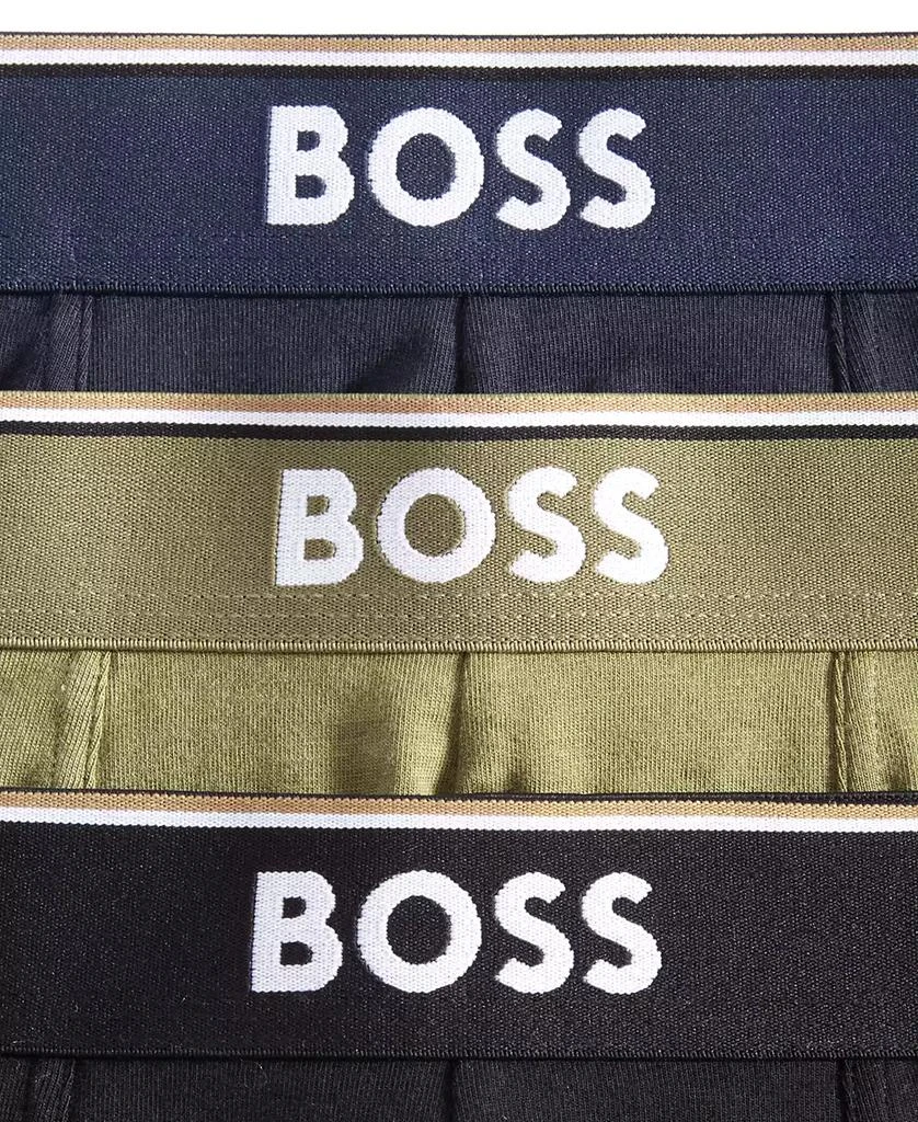 Hugo Boss BOSS by Men's Power 3-Pk. Tipped Logo Waistband Boxer Briefs 5