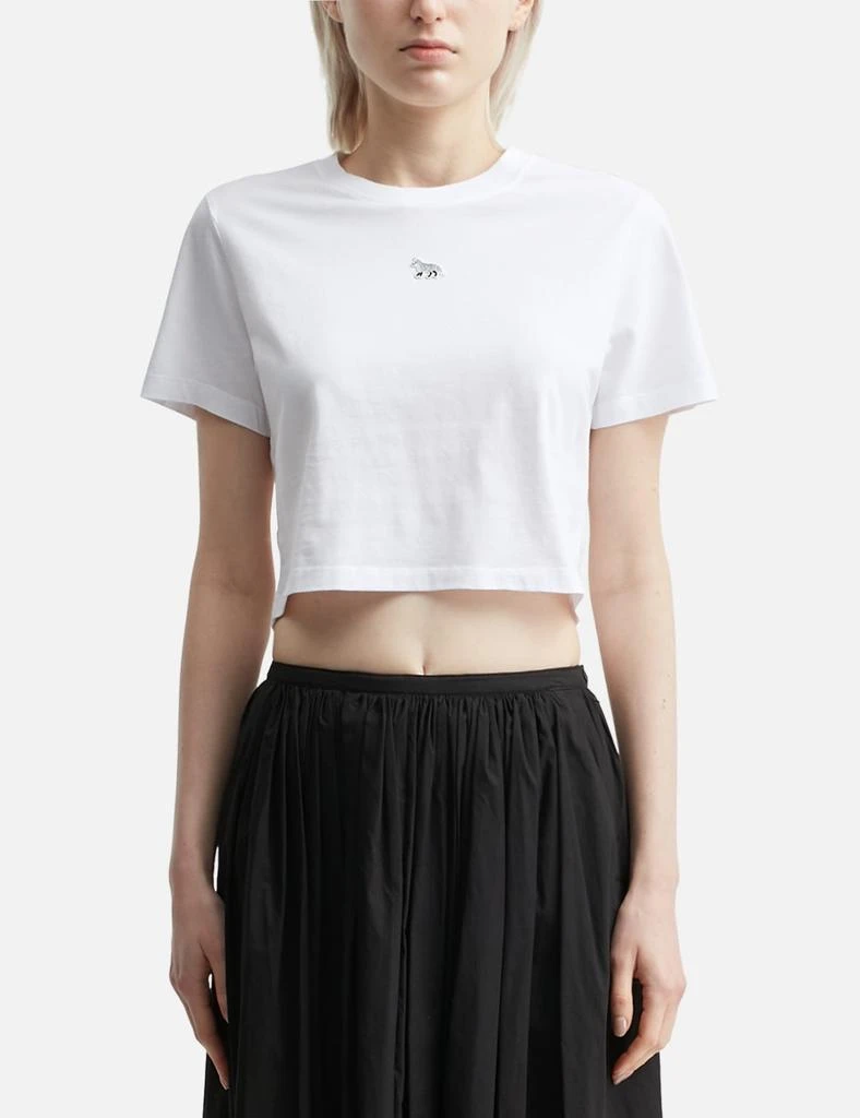 Maison Kitsune Baby Fox Patch Baby T-shirt 1