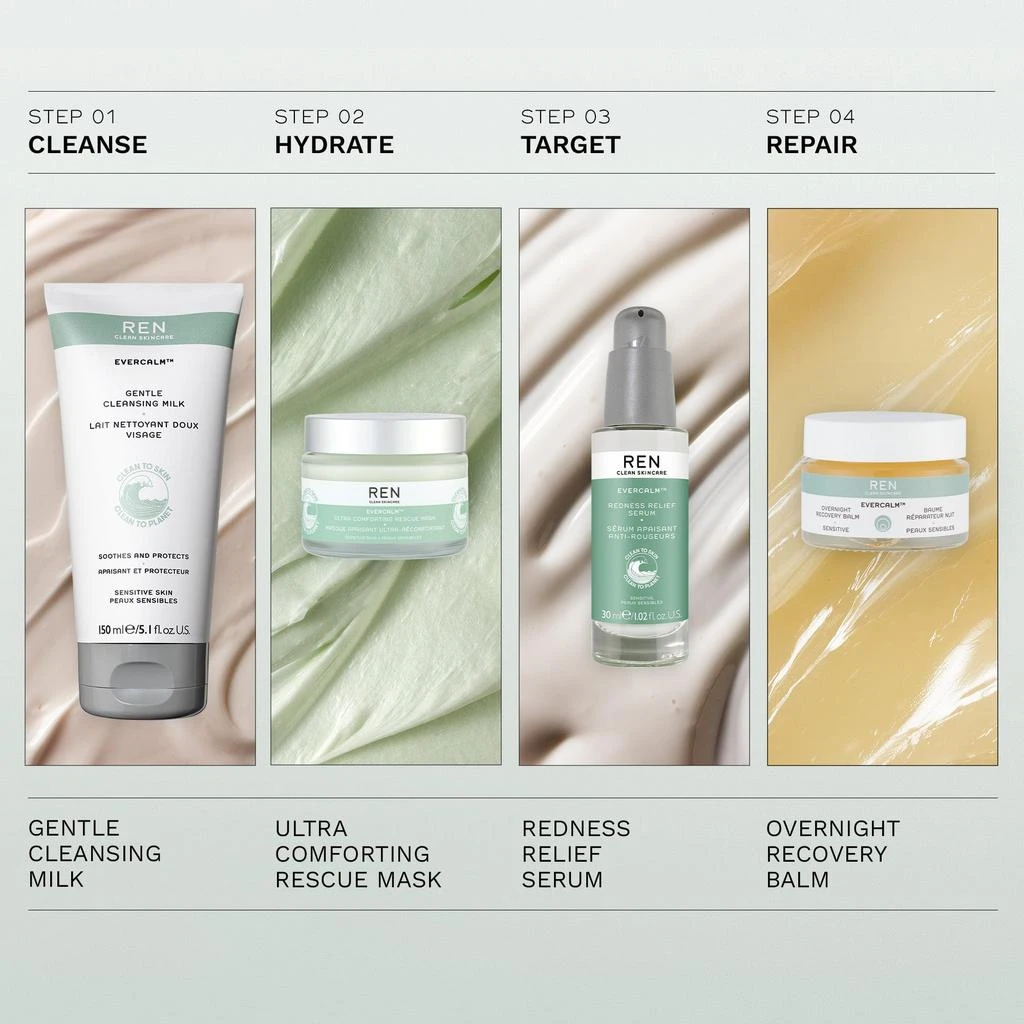 REN Clean Skincare Evercalm™ Gentle Cleansing Milk 5