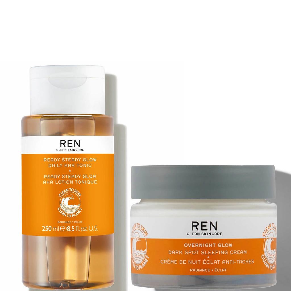 REN Clean Skincare REN Clean Skincare Glowing and Even Skin Night Time Duo