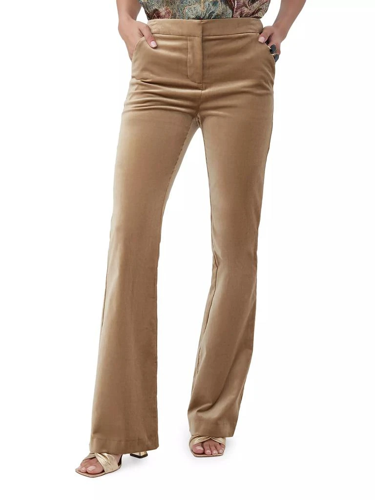 Trina Turk Westport Cotton-Blend Straight-Leg Pants 1