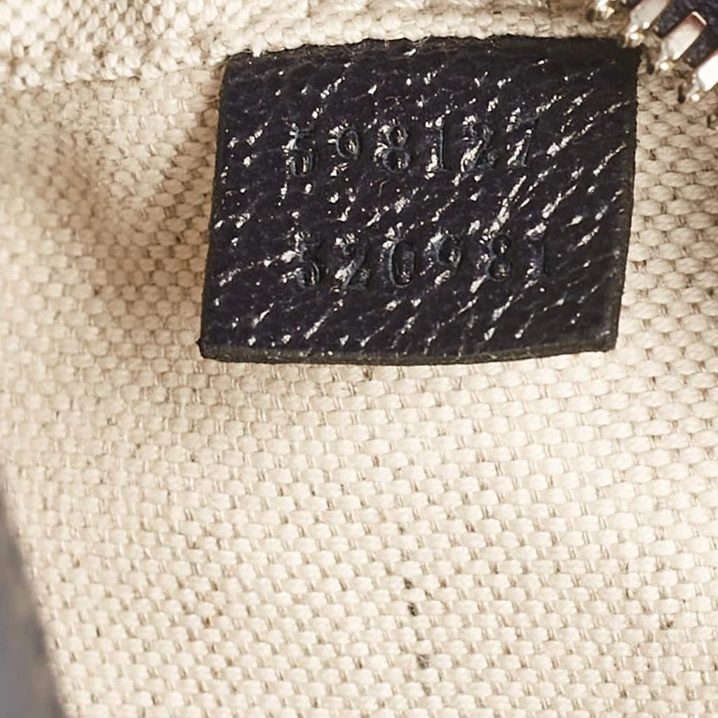 Gucci Gucci Beige/Navy Blue GG Supreme Canvas and Leather Ophidia Shoulder Bag 8