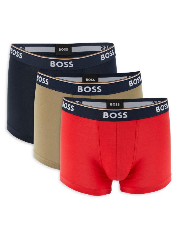 Hugo Boss 3-Pack Logo Waist Trunks