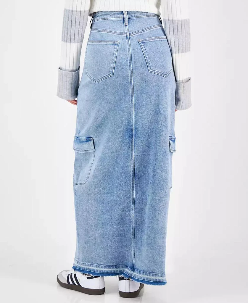 Tinseltown Juniors' Maxi Cargo Skirt 2