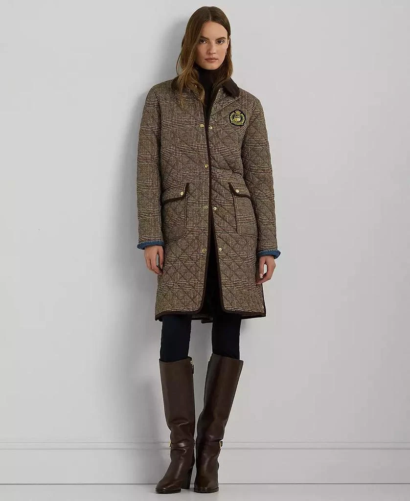 Lauren Ralph Lauren Women's Collared Quilted Coat 1